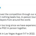 EVO 2022将回归线下 明年8月在拉斯维加斯举办