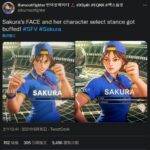 《街头霸王5》更新 春日野樱角色选择界面脸部获得“增强”